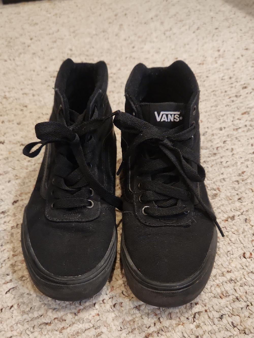Vans Black High-Top Skate Sneakers Sz. 7 Men